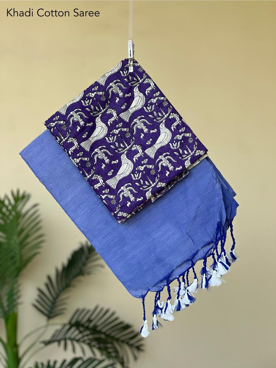 Cotton Saree with extra blouse