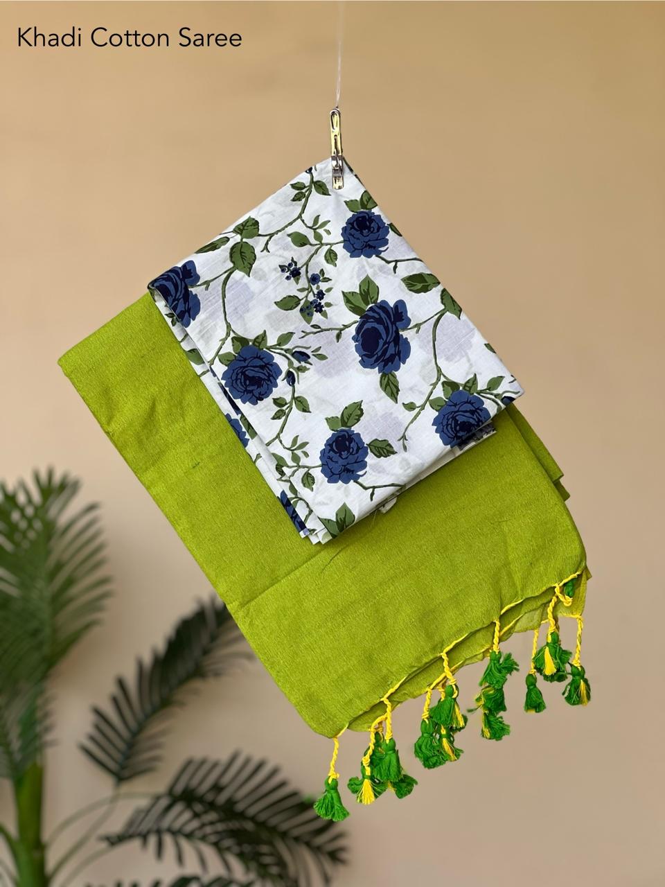 Cotton Saree with extra blouse