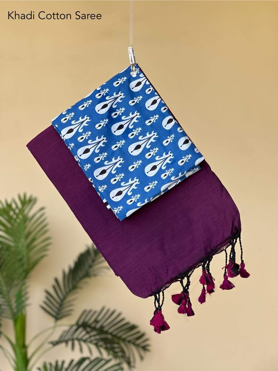Cotton Saree with extra blouse