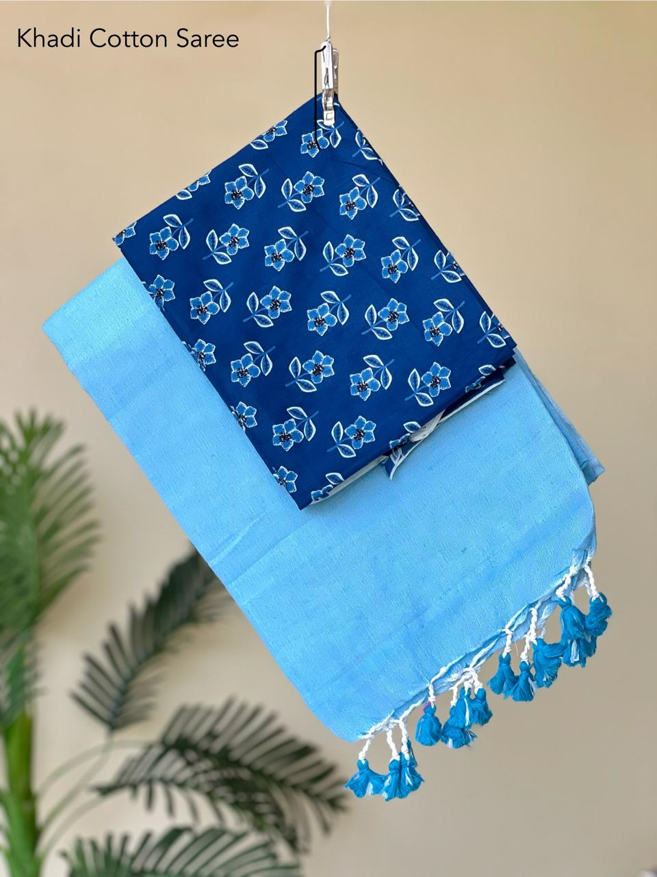 Cotton Saree with extra blouse
