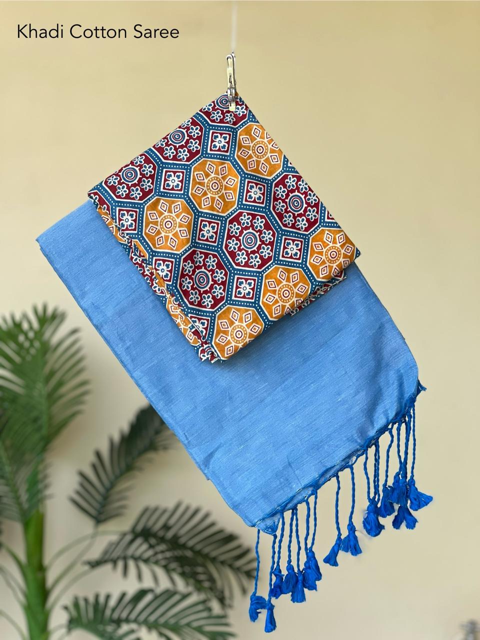 Cotton Saree with extra blouse
