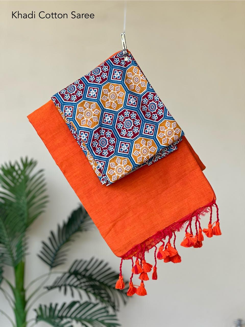 Cotton Saree with extra blouse