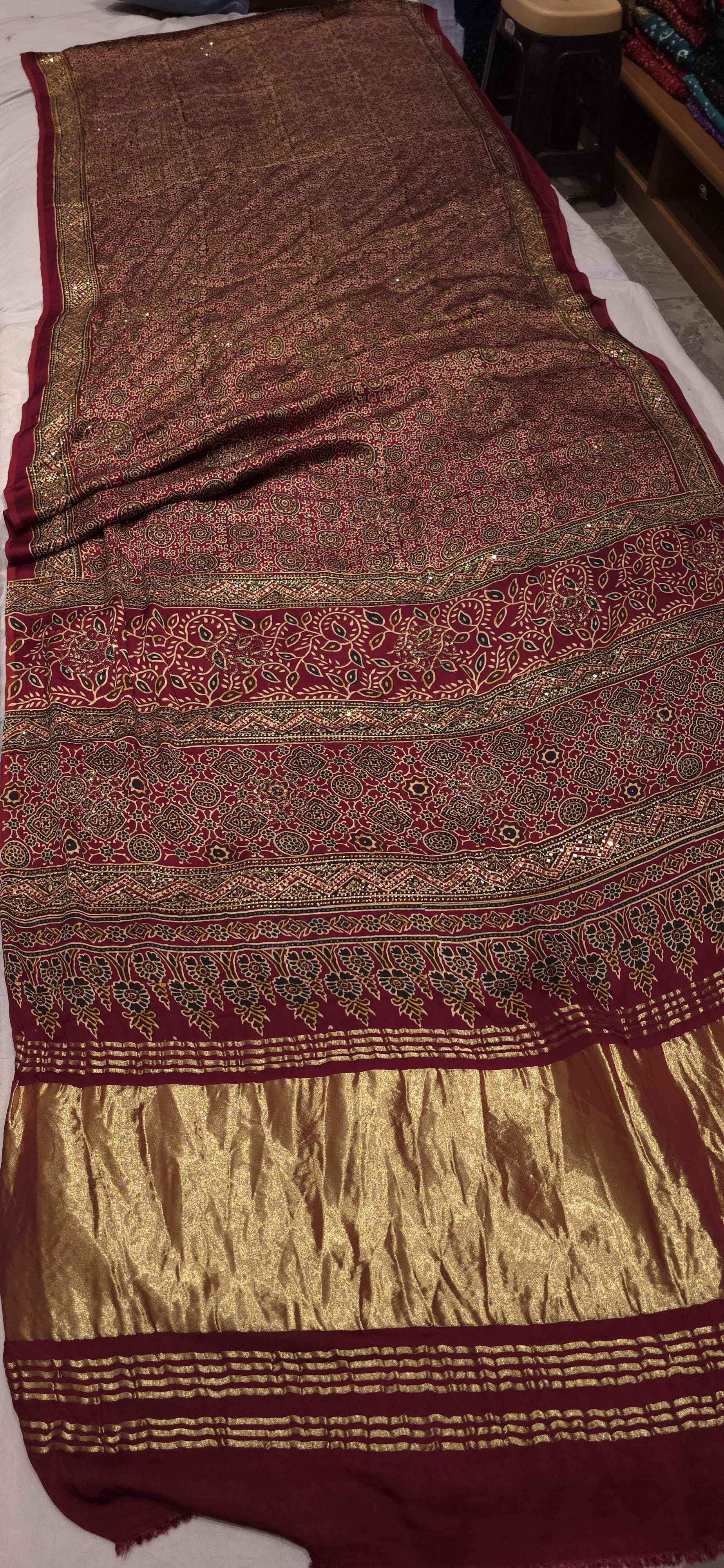 Patola Kalamkari Fusion Saree