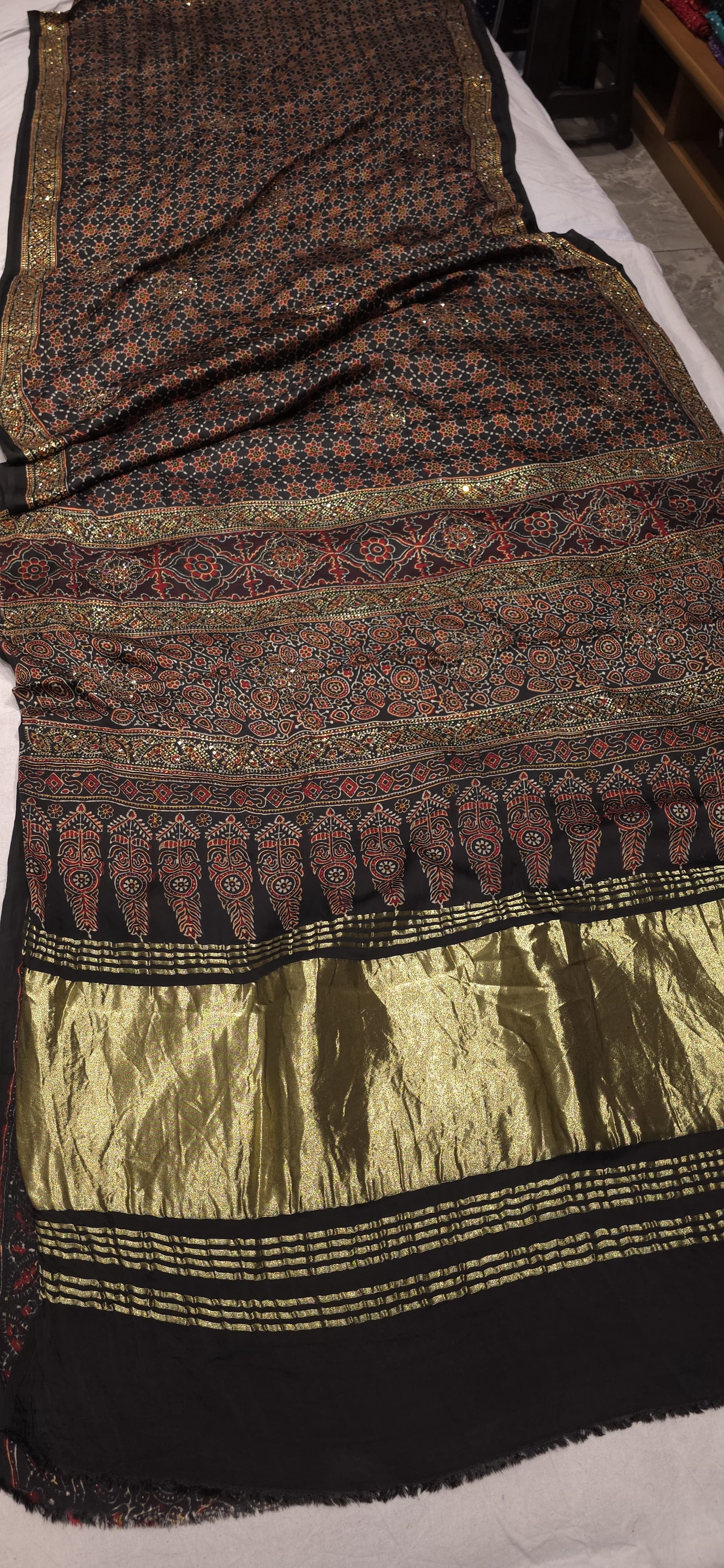 Patola Kalamkari Fusion Saree