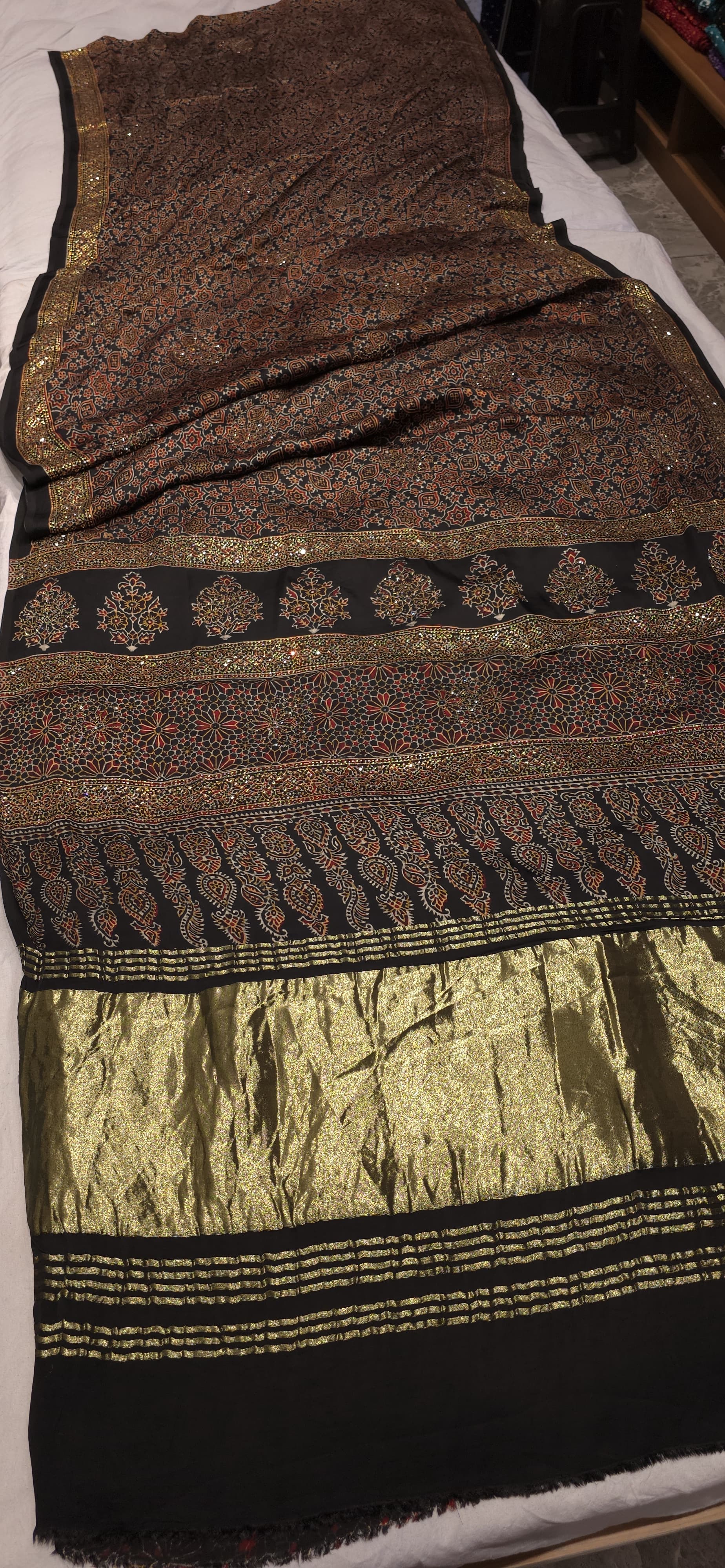 Patola Kalamkari Fusion Saree