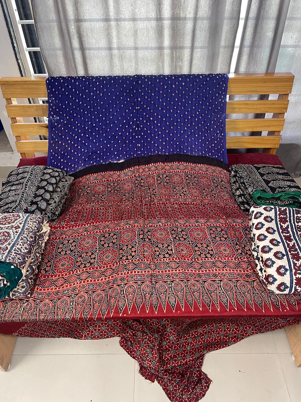 Patola Kalamkari Fusion Saree
