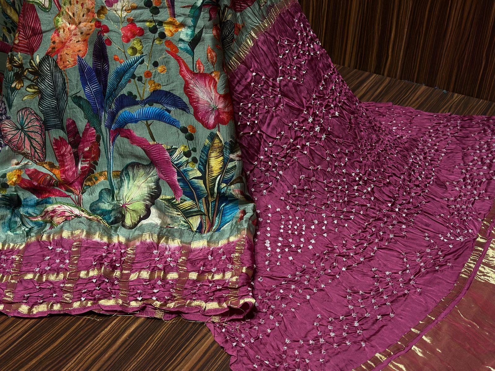 Patola Kalamkari Saree