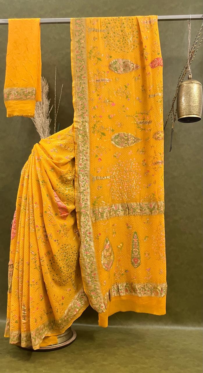 Patola Kalamkari Saree