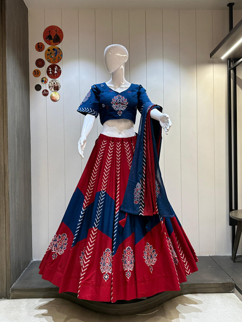 Flex Cotton Lehenga Set