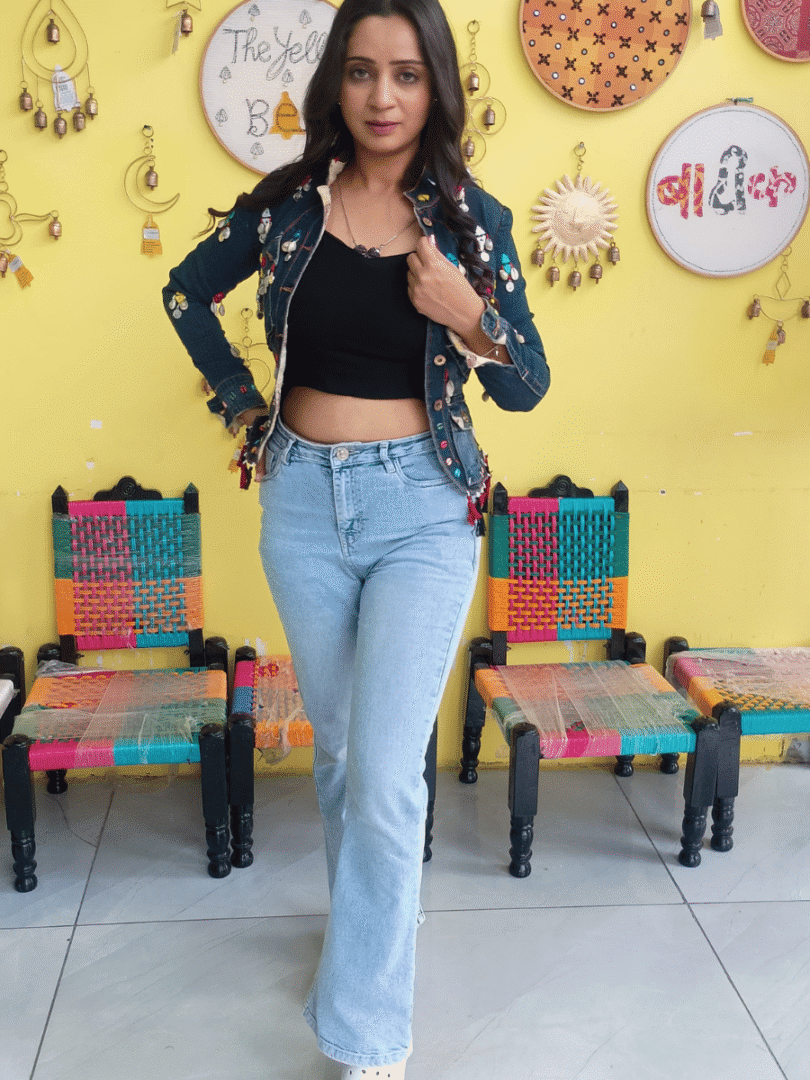Kutchi Kurti Denim Jacket